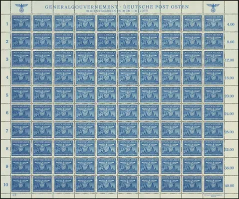 MiNr. 33 Sheet (I/3)