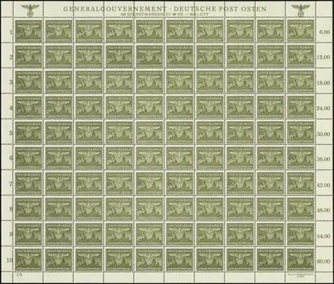 MiNr. 34 Sheet (I/3)