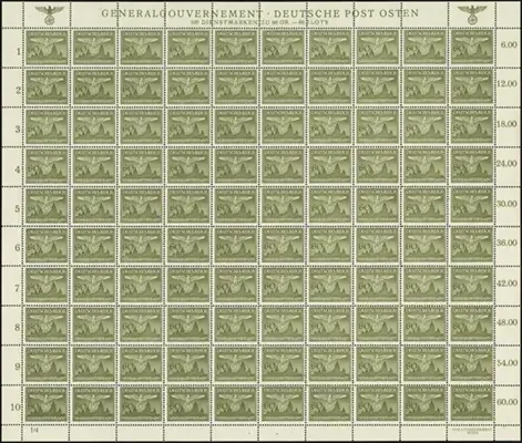 MiNr. 34 Sheet (I/4)