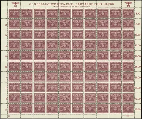 MiNr. 35 Sheet (I/3)