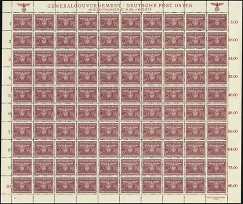 MiNr. 35 Sheet (I/4)