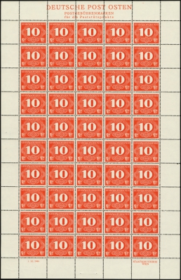 MiNr. 1 Sheet