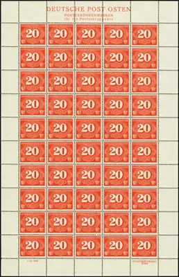 MiNr. 2 Sheet