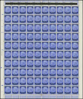 MiNr. 9 Sheet
