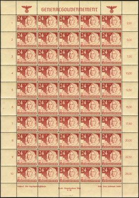 MiNr. 57 Sheet