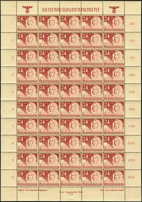 MiNr. 57 Sheet
