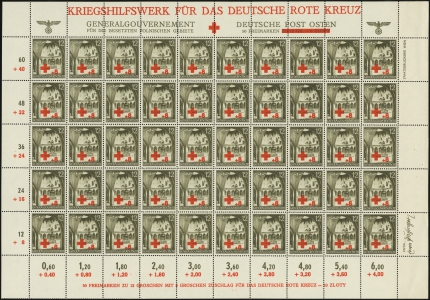 MiNr. 52 Sheet