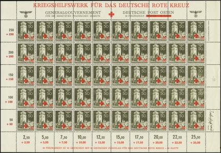 MiNr. 54 Sheet