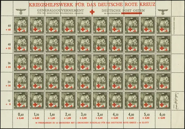 MiNr. 52 Sheet