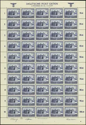 MiNr. 63 Sheet