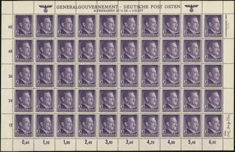 MiNr. 75 Sheet