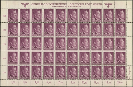 MiNr. 79 Sheet