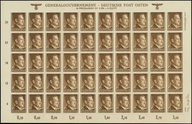 MiNr. 72 U Sheet