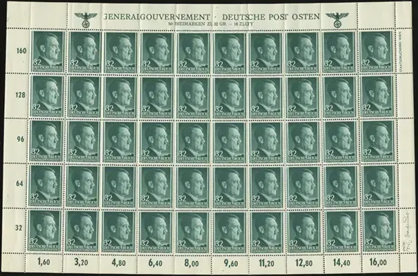 MiNr. 80 Sheet