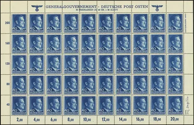 MiNr. 81 Sheet