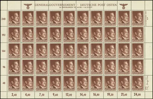 MiNr. 82 Sheet