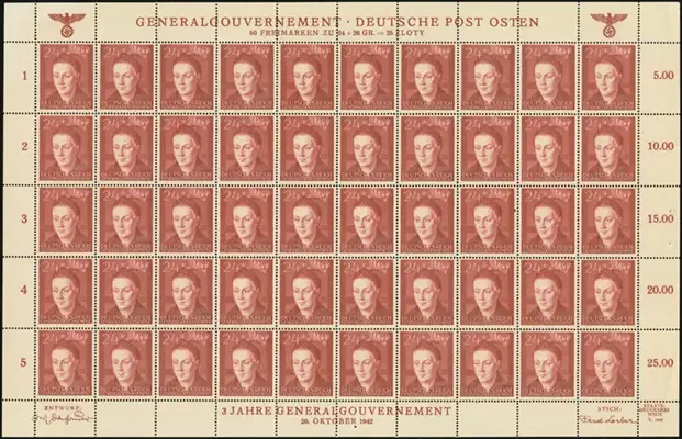 MiNr. 97 Sheet