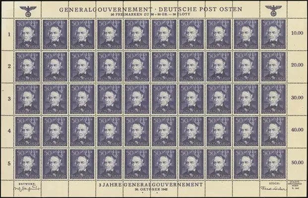 MiNr. 99 Sheet