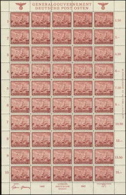 MiNr. 93 Sheet