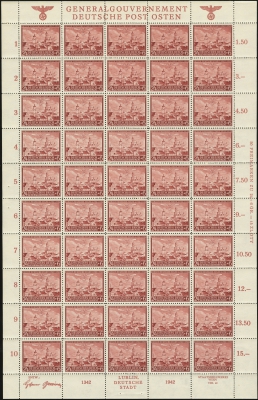 MiNr. 93 Sheet