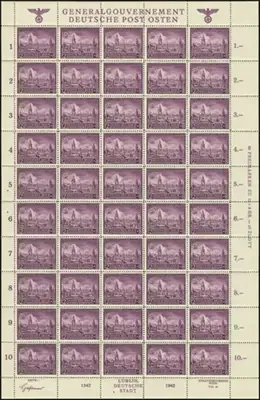 MiNr. 92 Sheet