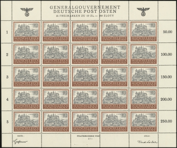 MiNr. 116 Sheet