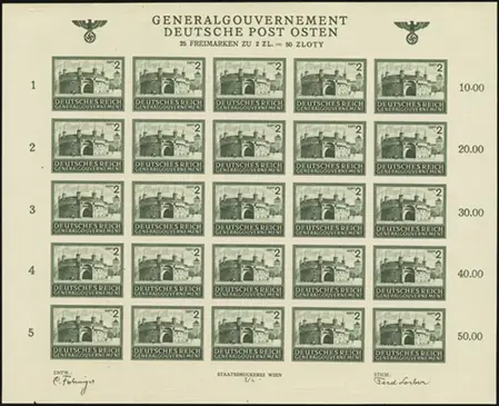 MiNr. 113 U Sheet