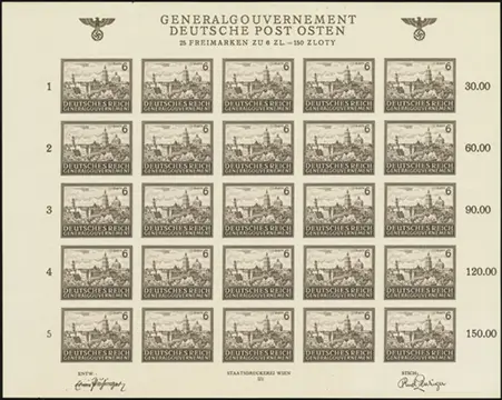 MiNr. 115 U Sheet