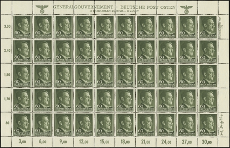 MiNr. 111 Sheet, Plate 4