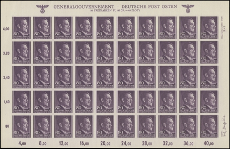 MiNr. 112 U Sheet