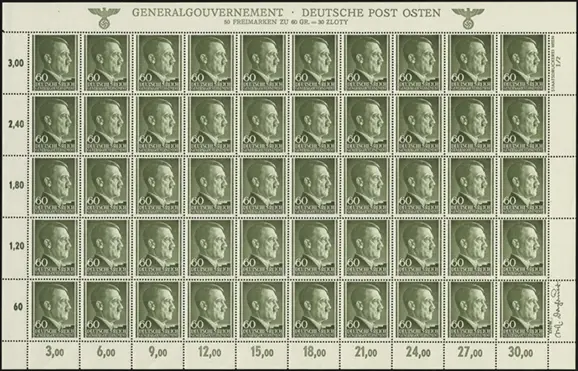 MiNr. 111 Sheet, Plate 2