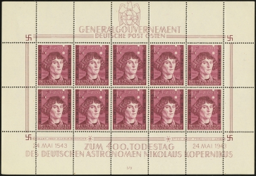 MiNr. 104 Sheet
