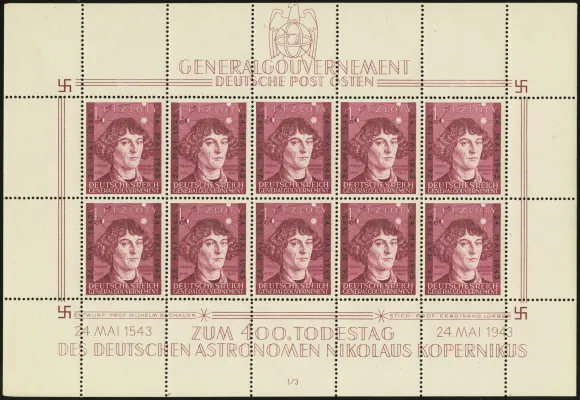 MiNr. 104 Sheet