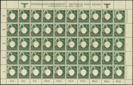 MiNr. 105 Sheet Plate IV