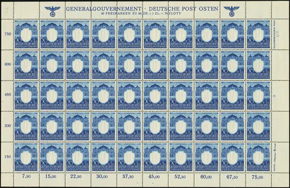 MiNr. 108 Sheet Plate III