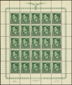 MiNr. 117 Sheet