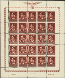 MiNr. 118 Sheet