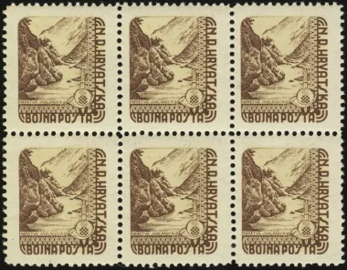 MiNr. 2 Block of 6
