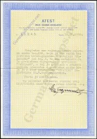 Ercegović Certificate