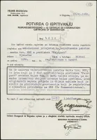 Ercegović Certificate