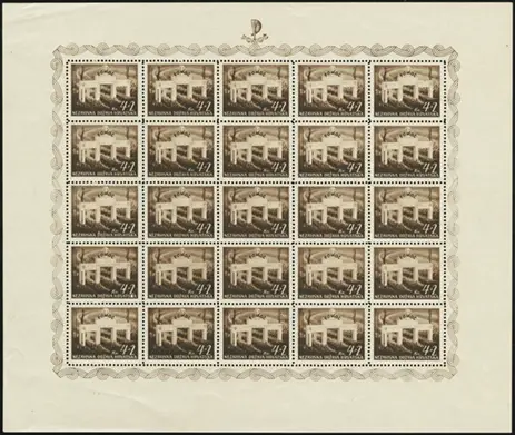 MiNr. 84 Sheet