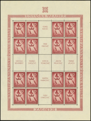 MiNr. 91 Sheet