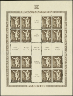 MiNr. 92 Sheet