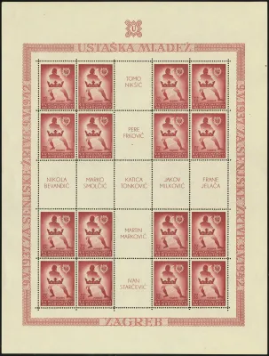 MiNr. 91 Sheet