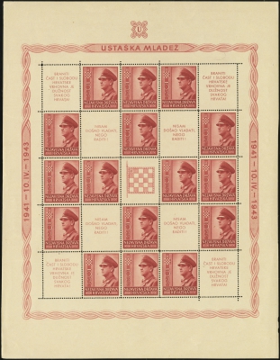 MiNr. 100 C Sheet