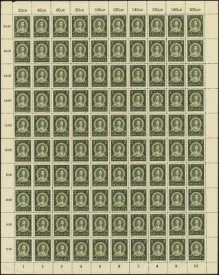 MiNr. 104 Sheet