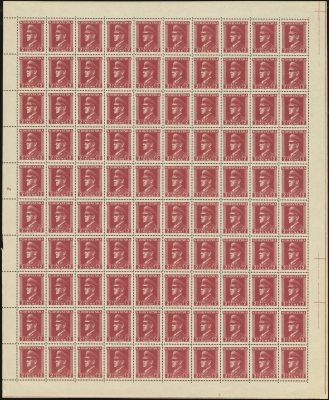 MiNr. 133 Sheet