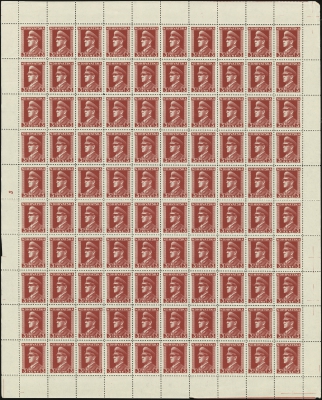 MiNr. 134 Sheet