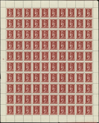 MiNr. 134 Sheet