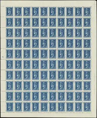MiNr. 129 Sheet